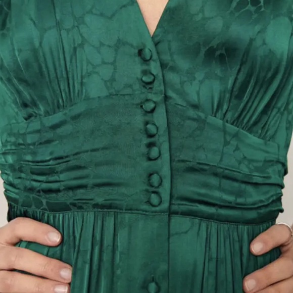 ba&sh Deep Green Mini Dress - Picture 2 of 6